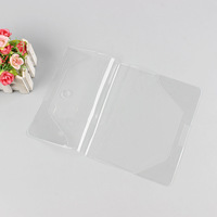 A5 A6 couverture souple en PVC transparent pour Macaron PU cuir liants veste cahier livre étui de protection Film protecteurs manchon