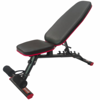 Banc de musculation utilitaire moderne pliable réglable pour équipement de fitness à domicile pour musculation banc utilitaire à capacité améliorée