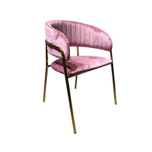 Sillón moderno tapizado <span class=keywords><strong>de</strong></span> terciopelo suave <span class=keywords><strong>para</strong></span> <span class=keywords><strong>sala</strong></span> <span class=keywords><strong>de</strong></span> estar Sedie Da Soggiorno - Product Image 2