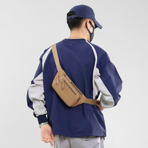 Sac <span class=keywords><strong>banane</strong></span> léger en nylon multi-positions, pochette bandoulière, sac de poitrine grande capacité pour usage quotidien, sac <span class=keywords><strong>banane</strong></span> décontracté - Product Image 3
