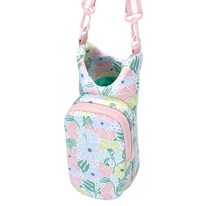 40 Oz Cao Su Tổng Hợp Chai Nước Sang Trọng Cốc Chủ Tay Áo Bìa Uống Cup Tumbler Sling Tàu Sân Bay Với Móc Chìa Khóa Vòng Điện Thoại Túi Pouch - Product Image 3