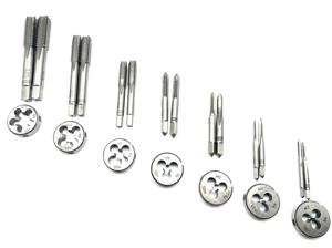 2025 32pcs/set Metrotic NPT <strong>Thread</strong> Tap And Round Screw <strong>Die</strong> Wrench Set Manual Tool Kit - Product Image 6