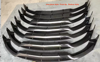 MRD pour Mercedes Benz C W205 2015-2018 4 portes mise à jour sportive à C43 véritable fibre de carbone pare-chocs avant lèvre séparateur avant