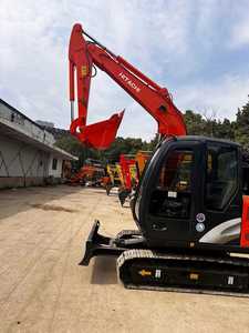 รถขุด HITACHI EX60 มือสอง เครื่องจักรกลหนักทางการเกษตร รถขุดตีนตะขาบขนาดเล็ก ของแท้ ขาย - Product Image 4