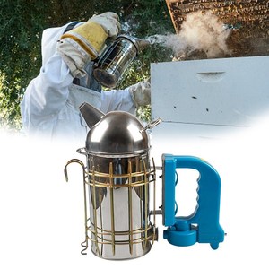 Ahumador de abejas de domo europeo eléctrico, 1 año de garantía, herramienta de apicultura de acero utilizada para abejas, bombas de humo, granja aplicable - Product Image 1