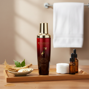 Cosmétique coréen 3W CLINIC RED GINSENG NOURISHING TONER 130ml Peau élastique Tous types de peau K-beauty Fabriqué en Corée - Product Image 3