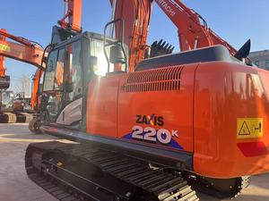 Hitachi ZX220 Excavator 2023 Low Working Hours Used 22Ton 1.1m³ Bucket Capacity Kawasaki Components Construction <b>digger</b> - Product Image 2
