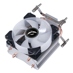 Qiuzaim 2 ống nhiệt ống đồng RGB LED ánh sáng yên tĩnh 3P/4P CPU E5 quạt làm mát máy tính để bàn Tương thích LGA 2011 X99 X79 làm mát không khí - Product Image 5