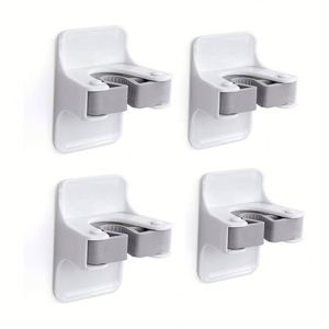 Broom and Mop Gripper Sturd Broom Holder Wall Mount Broom Gripper Holds Self Adhesive No Drilling Dustpan Hanger for Home - Product Image 1
