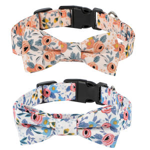 Prix spécial coton Pet Bowknot petit collier de chien floral - Product Image 1