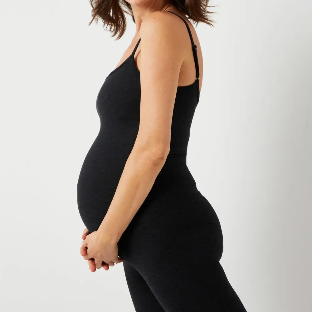 Manufacturer Custom Breathable Soft Plus Size Pregnant Clothes, Adjustable Straps Maternity Jumpsuit
