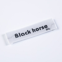 Étiquettes tissées personnalisées en gros pour vêtements, sacs et chaussures avec logo 3D en relief – Taille sur mesure