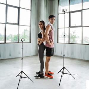 Trípode para Teléfono Rimpna, Extensible hasta 78 Pulgadas, de Aleación, con Control Remoto Inalámbrico, Soporte para Celular para Fotografía y Grabación de Video - Product Image 5