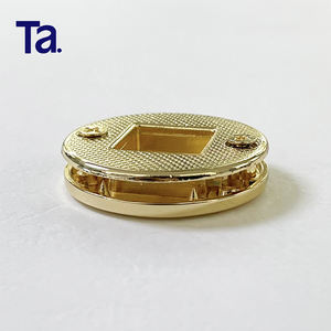 ตัวล็อคกระเป๋าแบบหมุ<span class=keywords><strong>น</strong></span> ทำจากโลหะผสมสังกะสี <span class=keywords><strong>ราคา</strong></span>ขายส่ง TANAI อุปกรณ์ตกแต่งกระเป๋า DIY ฮาร์ดแวร์กระเป๋าถือ ตัวล็อคกระเป๋าทรงกลม - Product Image 5