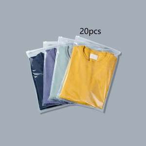 Bolsa de Plástico con Cierre Deslizante al por Mayor, Bolsa de Embalaje de PVC Esmerilado con Cierre para Ropa - Product Image 5