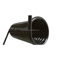 Câble d'alimentation aérien en cuivre torsadé spiralé isolé PVC 4 conducteurs 24AWG avec fiche aviation pour outils et automatisation