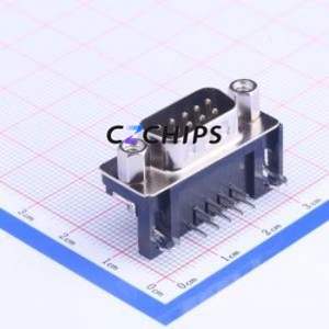 Z-SUBDRAM602A002 D-Sub/VGA Connector Bent Lead Through Hole Connector Male 9P Right Angle Insert 2 - Product Image 1