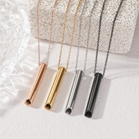 Collier de méditation anti-stress en acier inoxydable avec pendentif de prière, bijoux de mode, vente en gros pour cadeau de l'Aïd