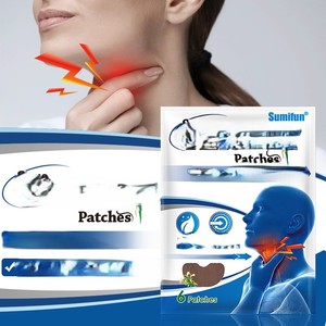 New Trending 6PCS Sore Throat Patch <strong>Pharyngitis</strong> Tonsillitis Care Ointment Cough Cold Care Pain Relief Herbal Plaster - Product Image 4
