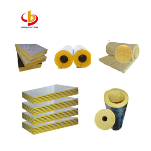 Panneau en <span class=keywords><strong>laine</strong></span> <span class=keywords><strong>de</strong></span> <span class=keywords><strong>verre</strong></span> léger Bosheng BOSHENG, isolation thermique et acoustique, 32 kg/m³, pour murs-rideaux - Product Image 1