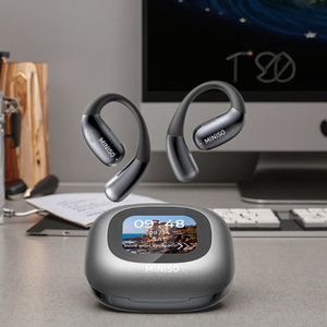 Auriculares TWS Inalámbricos BT 5.4 JL IPX5 Resistentes al Agua con Pantalla Táctil, Cancelación de Ruido, Auriculares Deportivos Hi-Fi con Pantalla Digital - Product Image 1