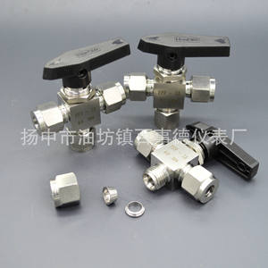 Vanne à boisseau sphérique à double compression en acier inoxydable 304 DN6mm, style américain, vente en gros d'usine - Product Image 3