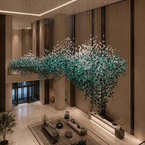 New Product Customized Indoor Project Lighting Hotel Lobby Villa Modern Crystal LED <strong>Chandelier</strong> - Product Image 1