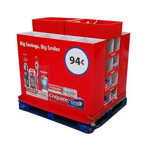 Soporte de exhibición de cartón para refrescos y bebidas, cartón corrugado con acabado de superficie personalizado - Product Image 4