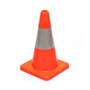 Khả năng hiển thị cao PVC an toàn Cone phản quang sọc thiết kế cho bền xây dựng Khu An toàn Đường Bộ rào cản giao thông cảnh báo - Product Image 5