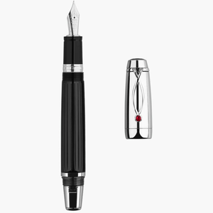 MAJOHN X1 Penna <span class=keywords><strong>Stilografica</strong></span> Meccanica Retrattile con Pennino EF da 0,4 mm in Resina, per Studenti e Ufficio, Confezione Regalo - Product Image 2