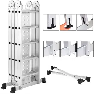 Multifunctionele Folding Stap Ladder Aluminium Escalera De Aluminio Plegable Multifuncion