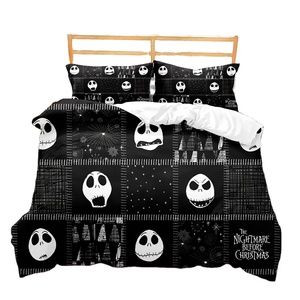 Mới Đến Tùy Chỉnh 3Pcs Ghostface Ma Scream Halloween Bộ Đồ Giường Thiết Lập + 2 Gối Trường Hợp Bộ Đồ Giường Bộ Chăn Bìa Chăn Bộ - Product Image 1