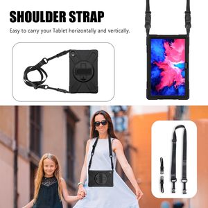 Pour <span class=keywords><strong>Lenovo</strong></span> <span class=keywords><strong>Tab</strong></span> <span class=keywords><strong>P11</strong></span> tablette couvre étuis <span class=keywords><strong>Protection</strong></span> complète Silicone hybride PC tablette étui avec poignée bandoulière - Product Image 6