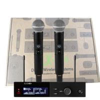 Système de microphone vocal sans fil professionnel SLXD4D+ BETA58A avec microphone dynamique à main, pour les performances sur scène en direct