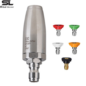Buse rotative à noyau céramique Sulai Machinery 250 bars 3625 psi en acier inoxydable avec raccord rapide femelle 1/4 G pour lavage automobile - Product Image 1