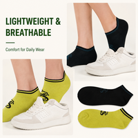 Chaussettes de sport pour femmes, en coton, respirantes, antibactériennes, jetables, antidérapantes, pour le printemps