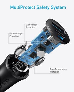 <span class=keywords><strong>Anker</strong></span> <span class=keywords><strong>Chargeur</strong></span> de voiture USB C 30W Type-C Adaptateur de voiture <span class=keywords><strong>Chargeur</strong></span> de voiture 2 ports avec PowerIQ 3.0, pour <span class=keywords><strong>iPhone</strong></span> 15/14/<span class=keywords><strong>13</strong></span>/12 Series - Product Image 6
