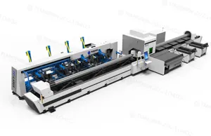 Máquina de corte a laser de fibra de tubo e tubo Tianchen Group preço barato máquina de corte de tubo em estoque