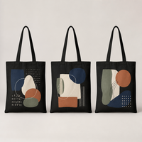 Sac fourre-tout moyen personnalisé ECO TREND de la marque Sherwin pour femmes, en toile de coton esthétique avec logo personnalisé, recyclable et réutilisable, idéal pour un cadeau