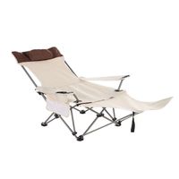 Chaise pliante en métal d'extérieur, ultra-légère et portable, pour le camping et la pêche