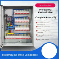 Armoire de distribution d'énergie basse tension, double alimentation, ATS, boîtier de contrôle de compteur, panneau de commutation pour chantier