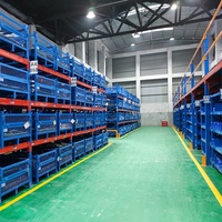 Étagère de stockage robuste en acier laminé à froid, revêtement époxy anti-corrosion, niveaux réglables, certifiée CE pour environnements propres