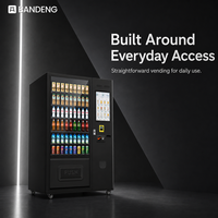 BANDENG 6610Pro 22T - Gabinete Expendedor Personalizado en Color, Diseñado para la Venta de Bebidas y Aperitivos, con Interfaz HD de 21.5 Pulgadas