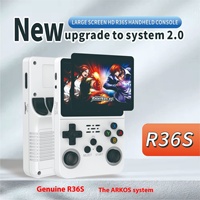 Arkos 2,0 R36S 64GB 128G Retro Pantalla de 3,5 pulgadas Consola de juegos portátil Código abierto Sistema Linux Reproductor de videojuegos de bolsillo portátil