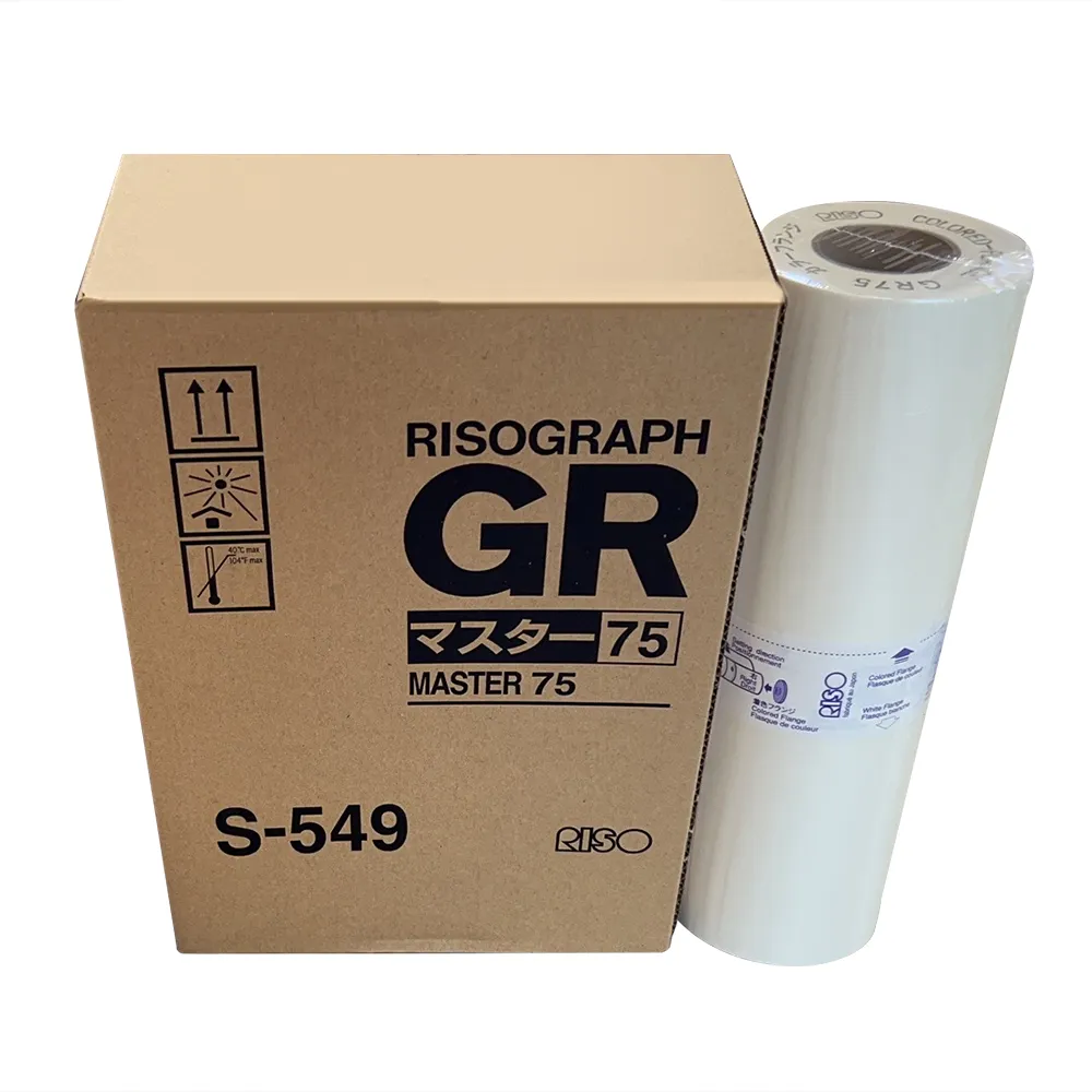 Ocinkjet Factory 2023 New Riso S-549 Master Roll For Riso GR-1700 GR-1750 GR-2700 GR-2710 GR-2750