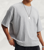 T-shirts décontractés pour hommes à manches courtes, style designer, 100 % coton, 275 g/m², coupe ample, impression DTG, vente en gros de haute qualité
