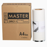 DRC11 A4 Compatible Duplo Copyprinter Master Paper Roll pour Duplo DP C120 C110 C100 Digital Duplicator Master Paper Roll