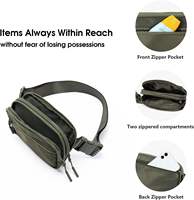 Offre Spéciale voyage Fanny Pack pour femmes Fanny Pack filles pochette ceinture or fermeture éclair poitrine sacs rétro taille Pack