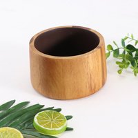Petit bol en bois pour ustensiles de cuisine