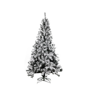 Decoración Navideña <span class=keywords><strong>para</strong></span> el Hogar, Árbol de Navidad Artificial de Pino Blanco Nevado DIY de 2.1/1.8/1.5/1.2M, Adornos de Pino de PVC <span class=keywords><strong>para</strong></span> Oficina y Año Nuevo <span class=keywords><strong>para</strong></span> Navidad - Product Image 2